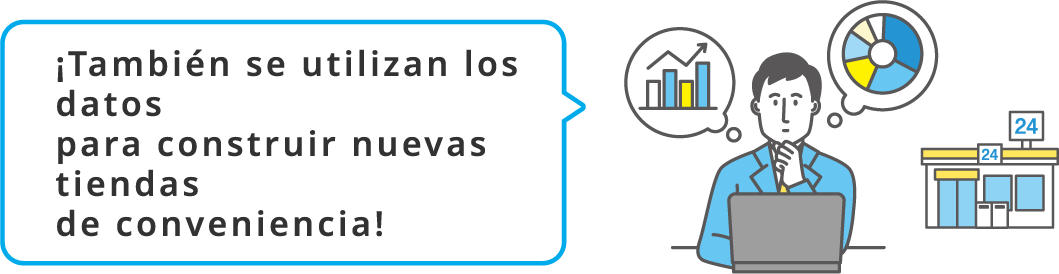 ¡También se utilizan los datos para construir nuevas tiendas de conveniencia!