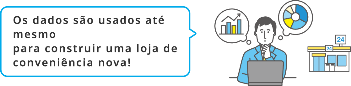 Os dados são usados até mesmo para construir uma loja de conveniência nova!