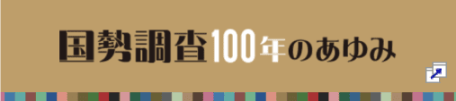 国勢調査100年のあゆみ：別ウィンドウで開きます。